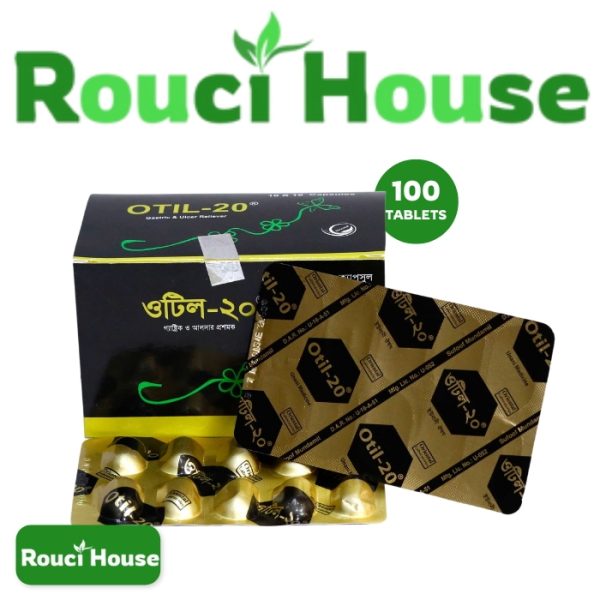 Otil-20 Capsule Natural Relief for Gastric & Ulcer